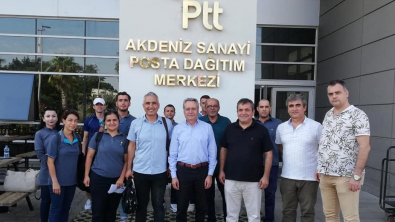 Milletvekilimiz Sn. Rafet ZEYBEK ile PTT Müdürlüklerini ziyaret