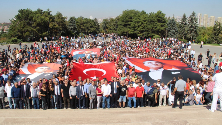 “BÜYÜK YÜRÜYÜŞ” KARARLILIĞIMIZIN GÖVDE GÖSTERİSİ OLDU''