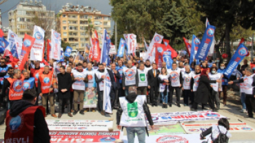 7Bölge ;7Eylem kararımızın  Beşinci Durağı HATAY MİTİNGİNDEYİZ