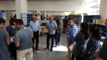 Milletvekilimiz Sn. Rafet ZEYBEK ile PTT Müdürlüklerini ziyaret