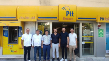Konfederasyon Başkanımız Mehmet BALIK ; İZMİR PTT Müdürlüklerini Ziyaret etti