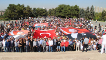 “BÜYÜK YÜRÜYÜŞ” KARARLILIĞIMIZIN GÖVDE GÖSTERİSİ OLDU''