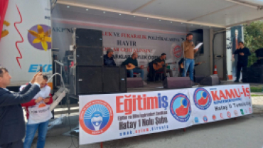 HATAY EYLEMİ ile  ''Yoksulluk ve Fukaralık politikalarına dur'' diyoruz.